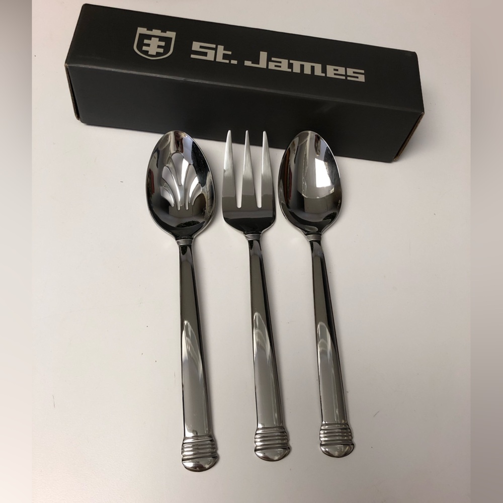Set of 3 St. James Serving Untensils New Never Used